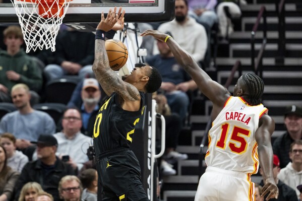 George Sexton help Jazz edge Hawks 124 122 in Snyder s return to